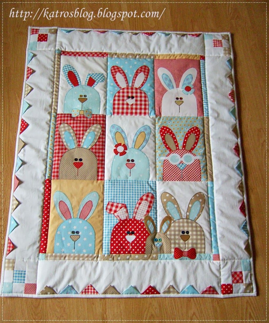 Детское лоскутное одеяло