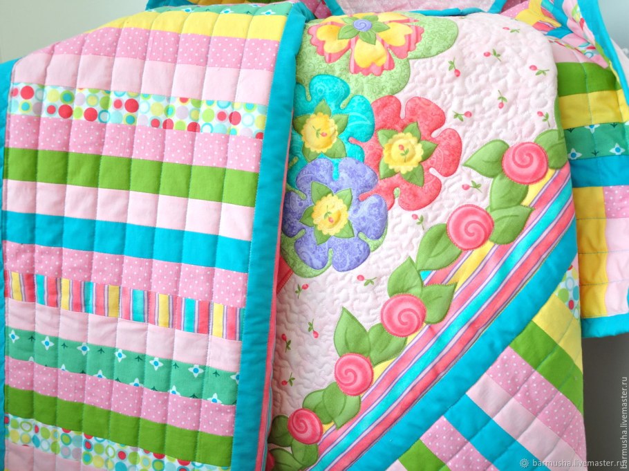 Детские одеяла пэчворк