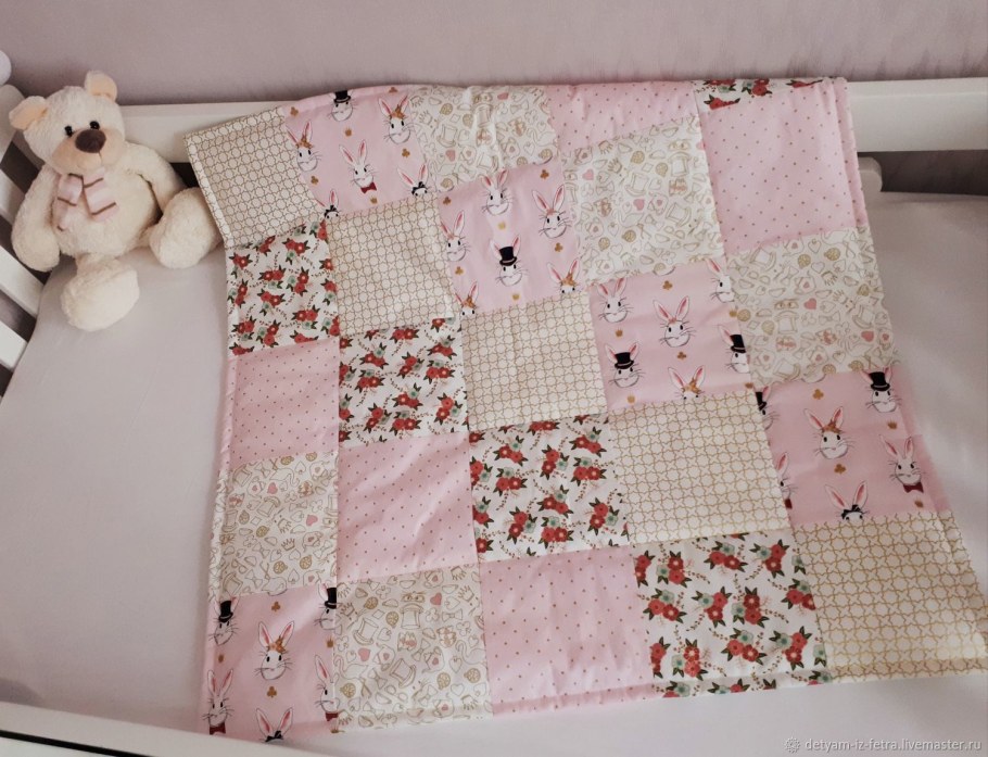 Детские одеяла для новорожденных пэчворк