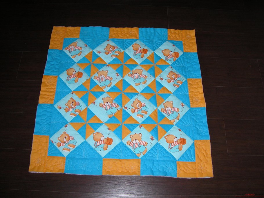 Лоскутные блоки для детского одеяла