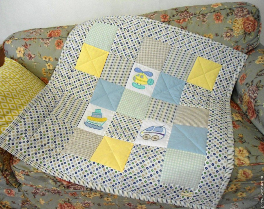 Детское лоскутное одеяло