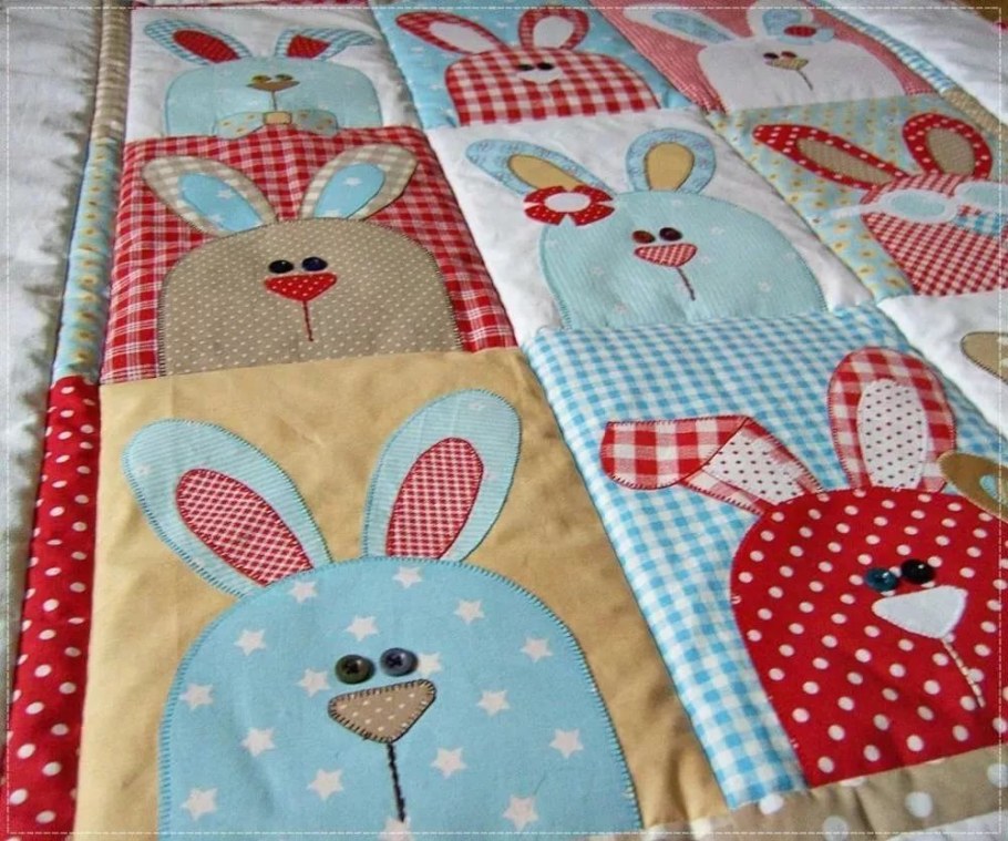 Лоскутное одеяло для малыша