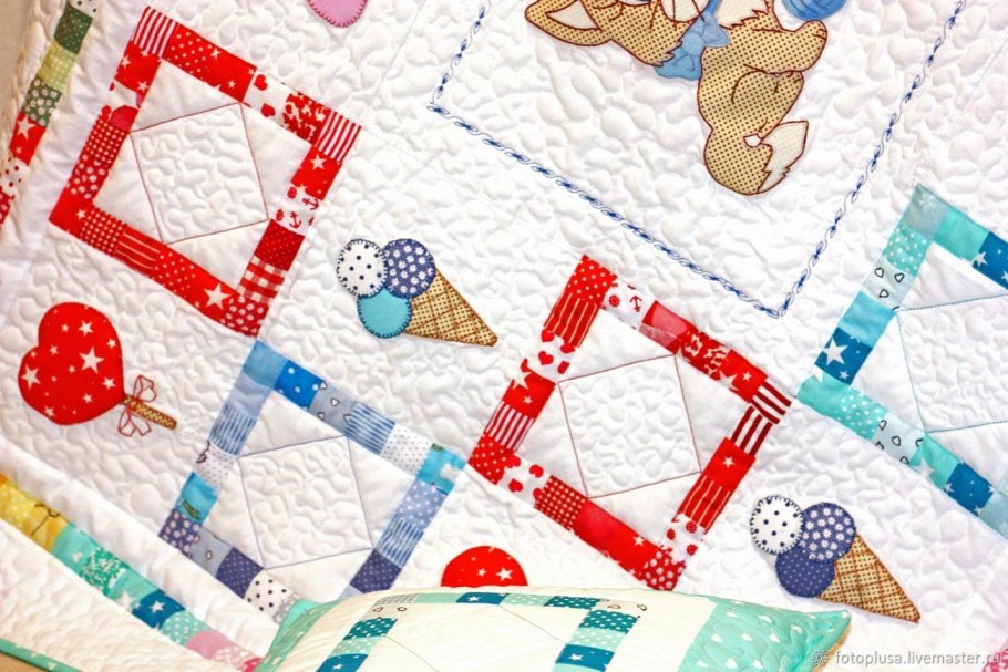 Лоскутные одеяла для новорожденных