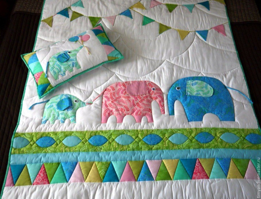 Детское лоскутное одеяло