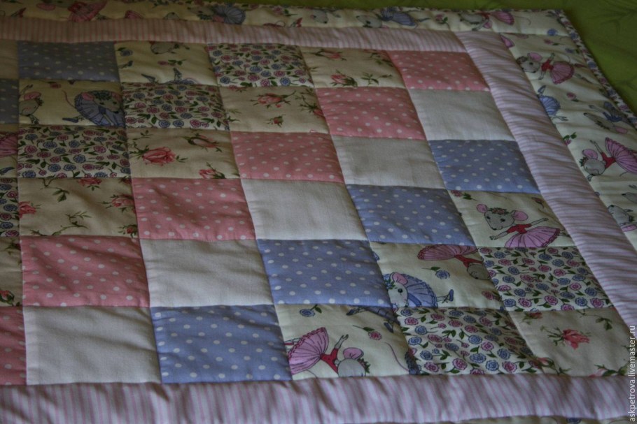 Детский плед пэчворк