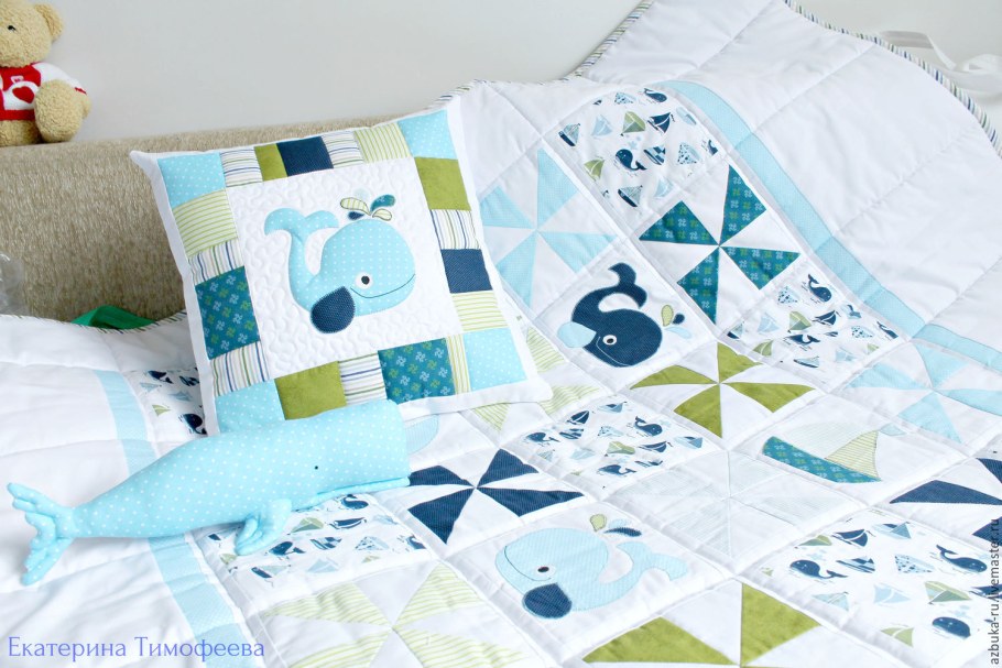 Детское лоскутное одеяло