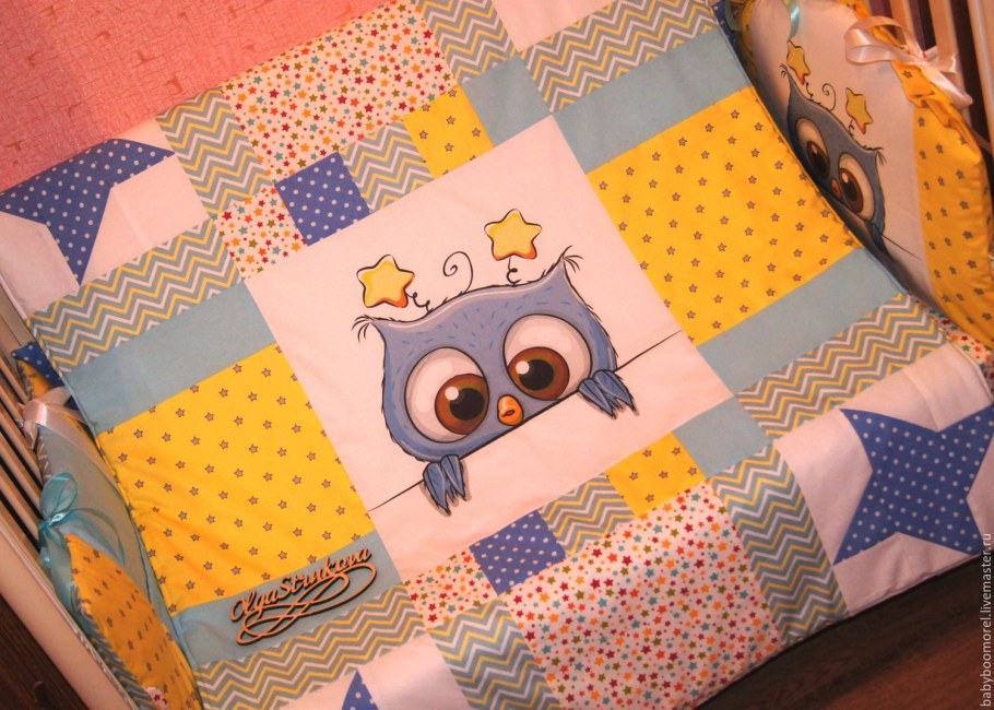 Лоскутные одеяла для новорожденных
