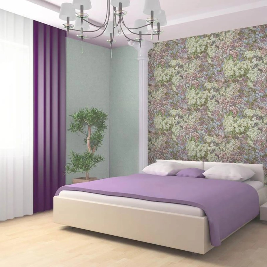 Леруа Мерлен обои для спальни