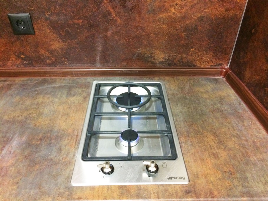 Газовая двухконфорочная варочная панель PV 1360 С мойкой