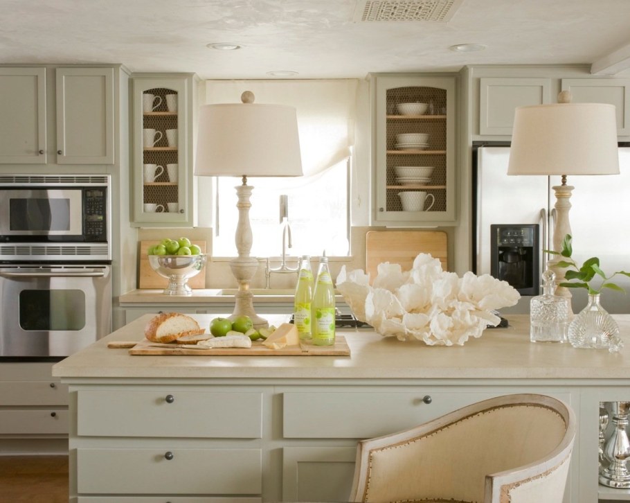 Кухня айвори в интерьере