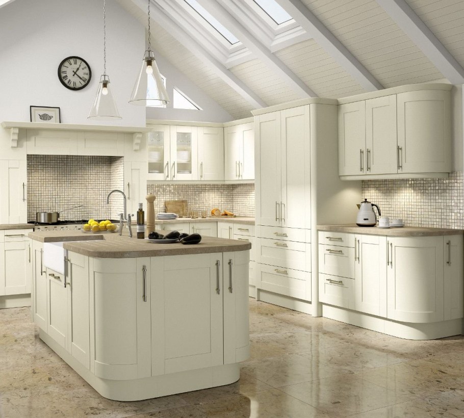 Кухня цвет айвори