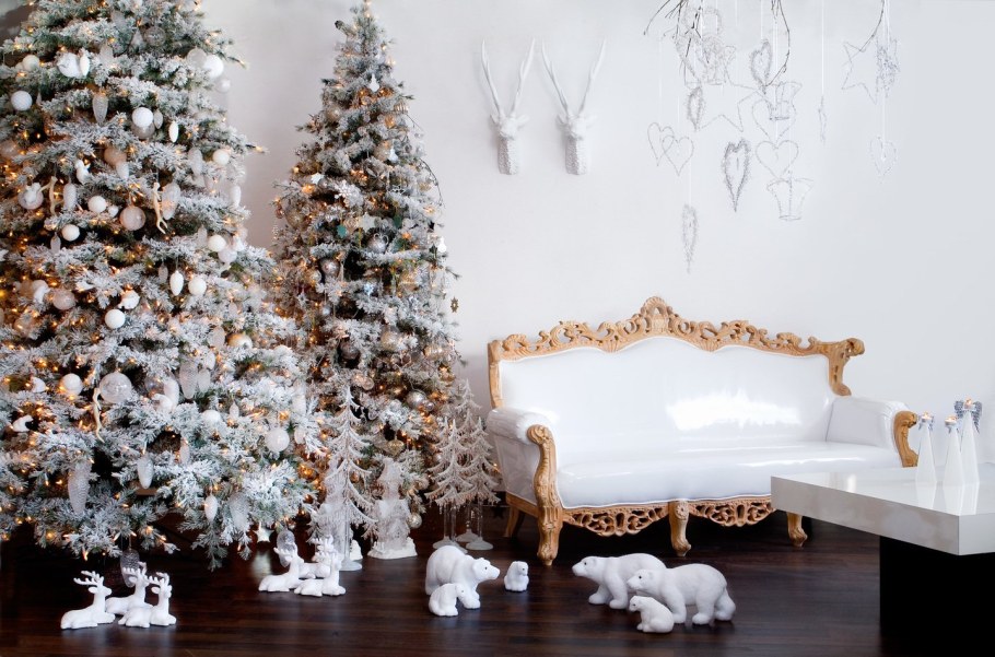 Елка в интерьере