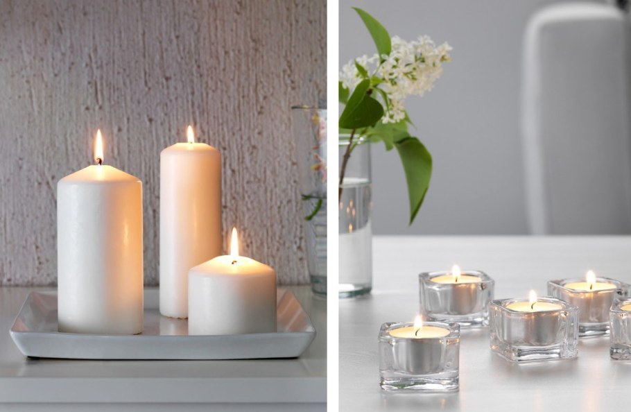 Свечи в декоре интерьера
