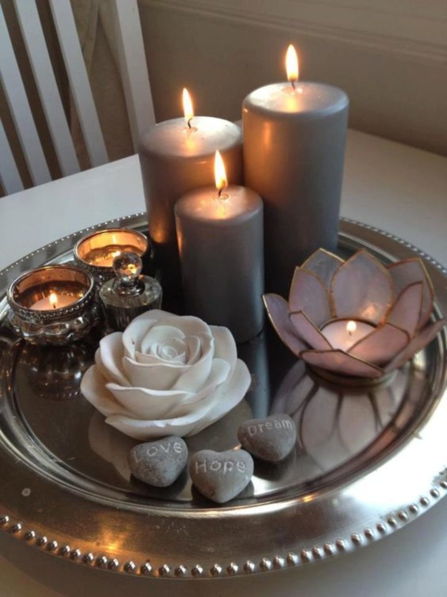 Свечи в декоре интерьера