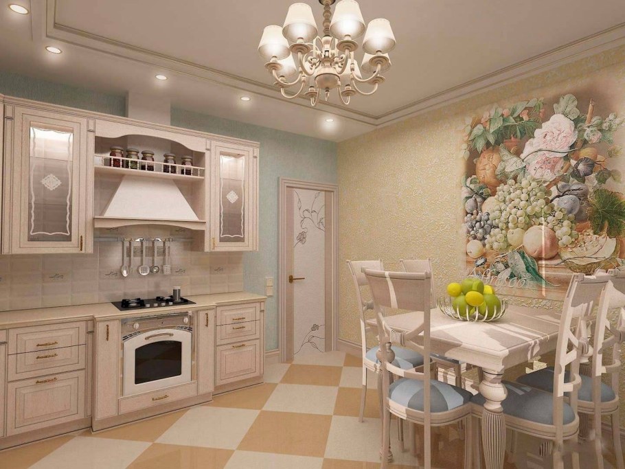 Кухня Прованс дизайн интерьера