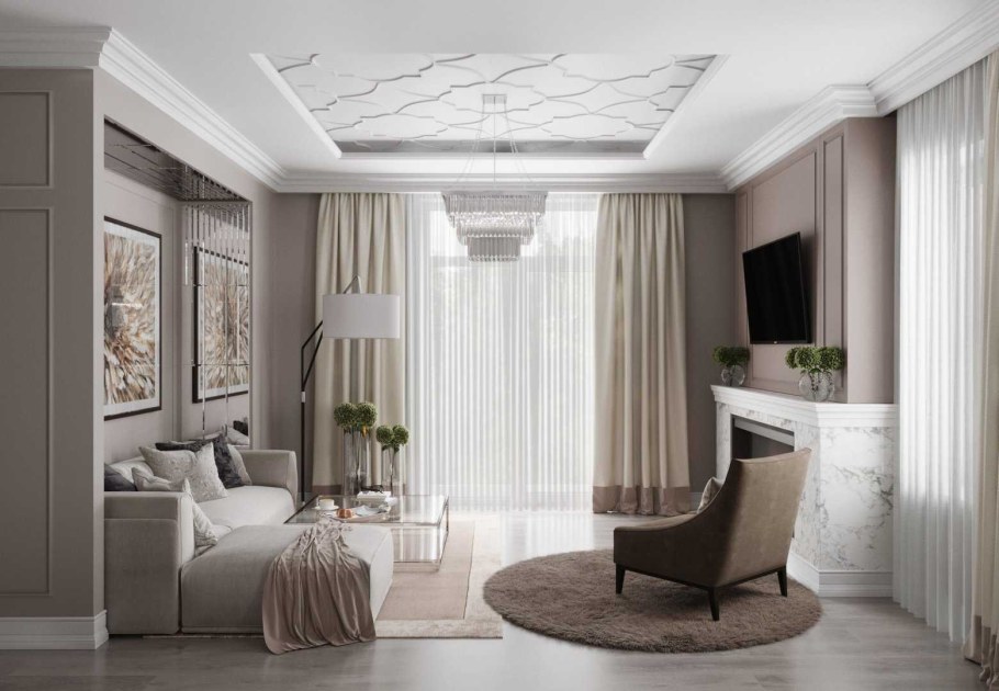 Гостиная Неоклассика Италия Кристофер Гай