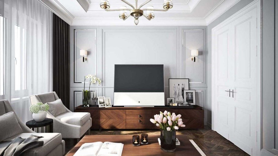 Гостиная в стиле Неоклассика