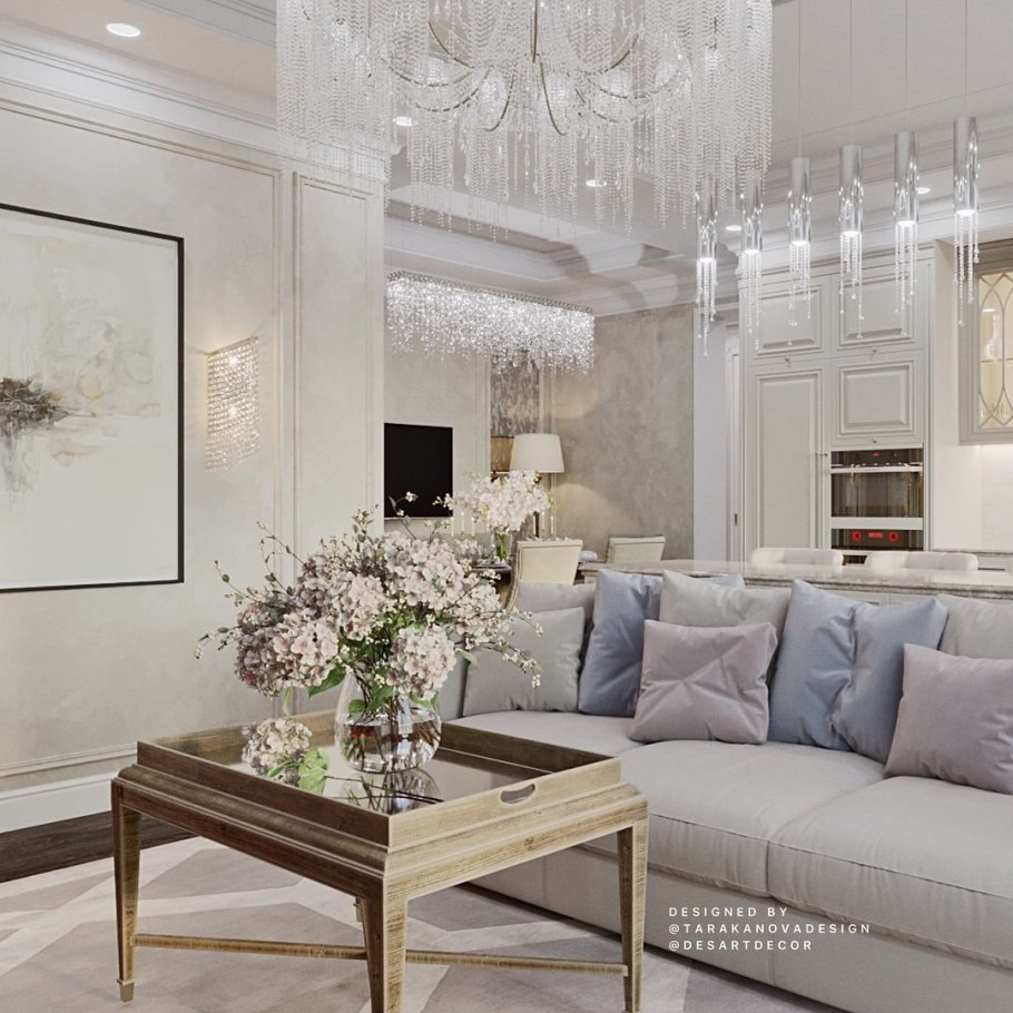 Гостиная Неоклассика 2022