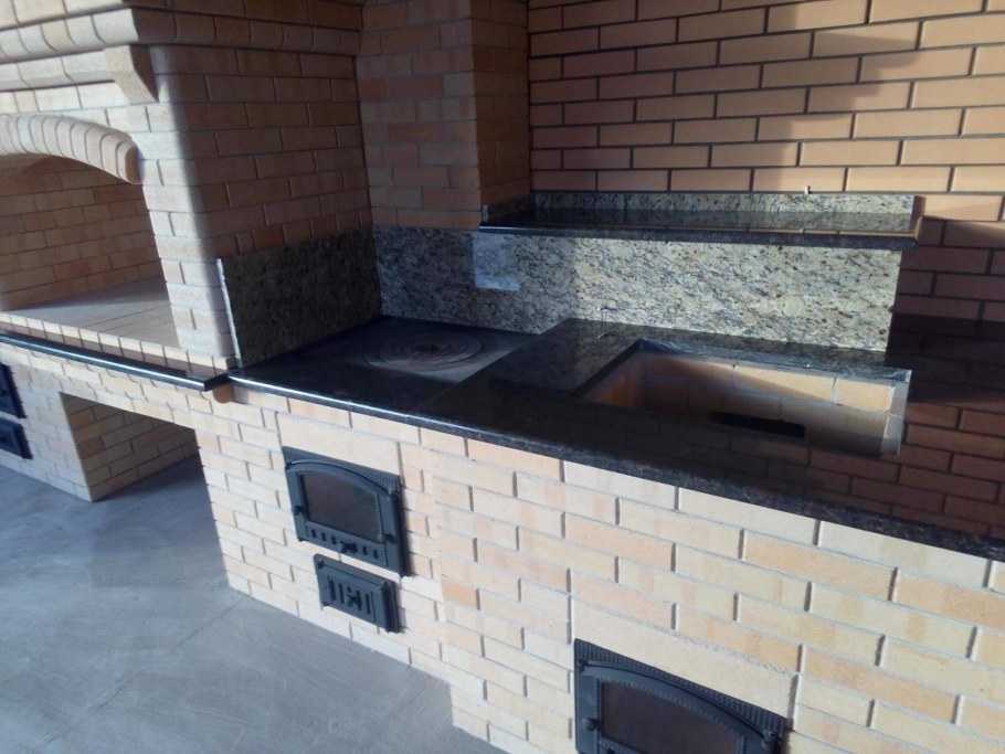 Барбекю мойка печка