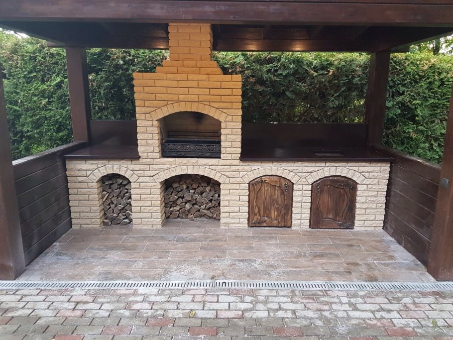 Мангал со столешницей