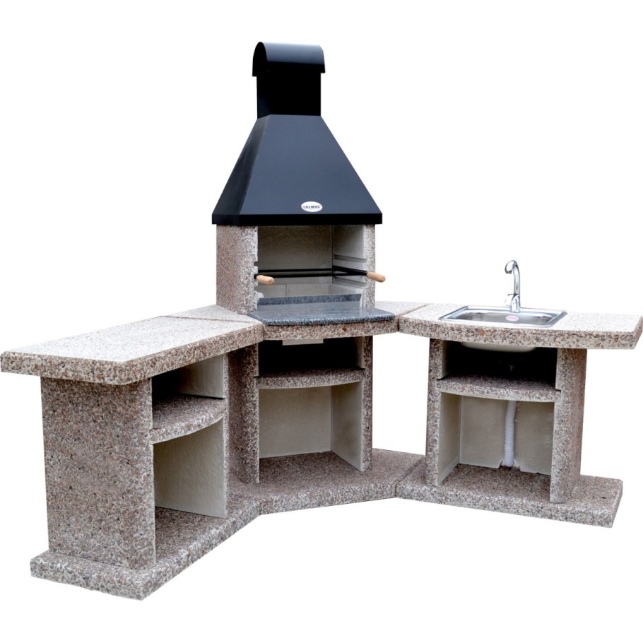 Камин-барбекю Елмас