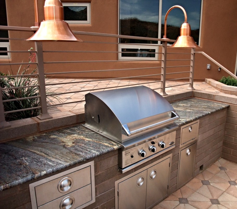 Мангал со столешницей