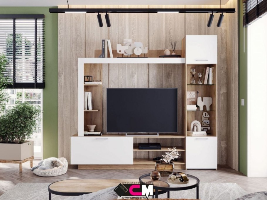 Гостиная Онтарио дуб крафт золото/Сноу