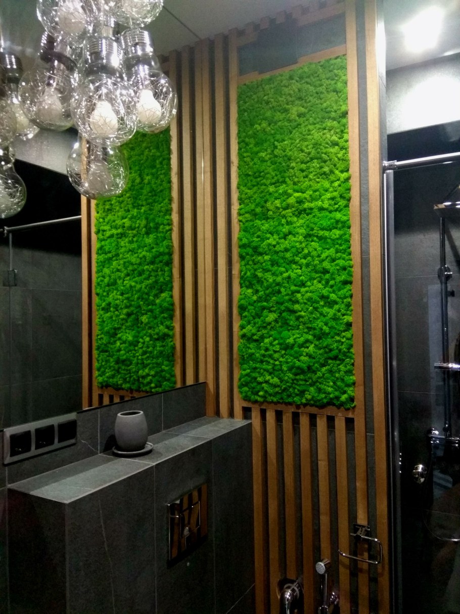 Декоративные панели из стабилизированного мха