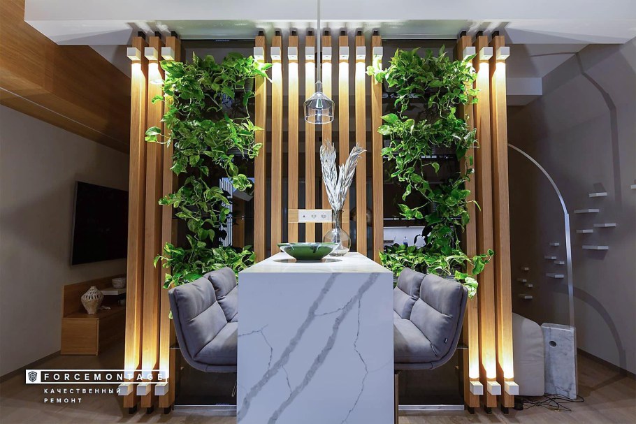 Рейки в интерьере своими руками