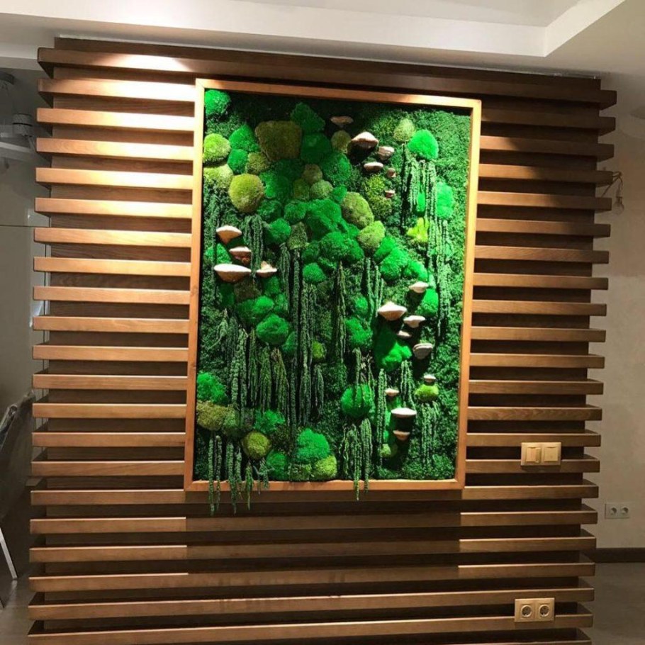 Панно из мха