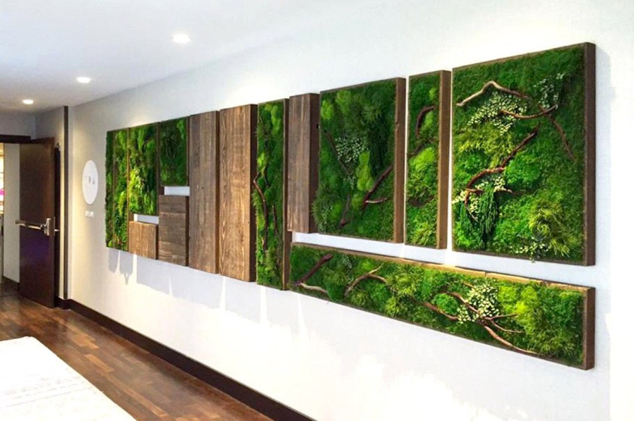 Панно из мха