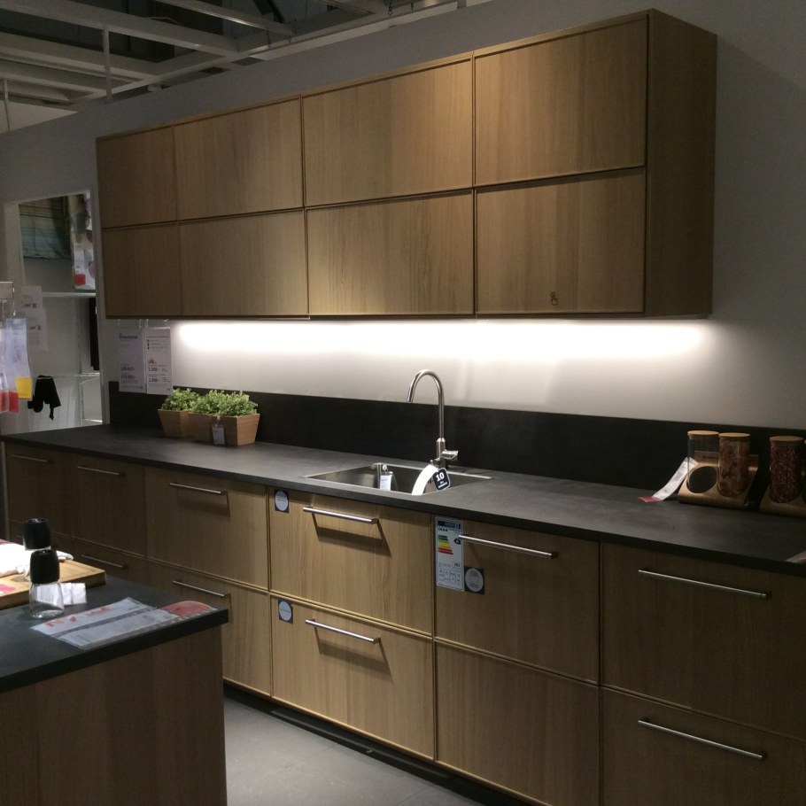 Кухня икеа Воксторп дуб