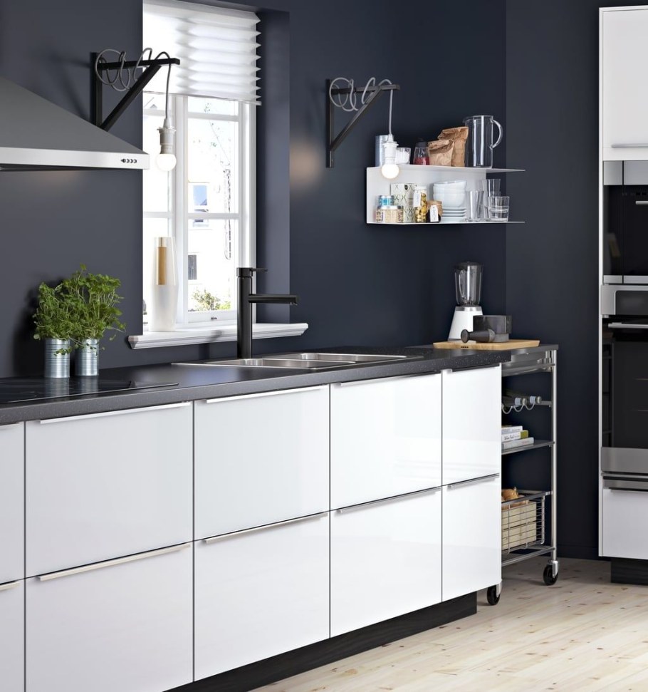 Кухня Ворктоп икеа в интерьере