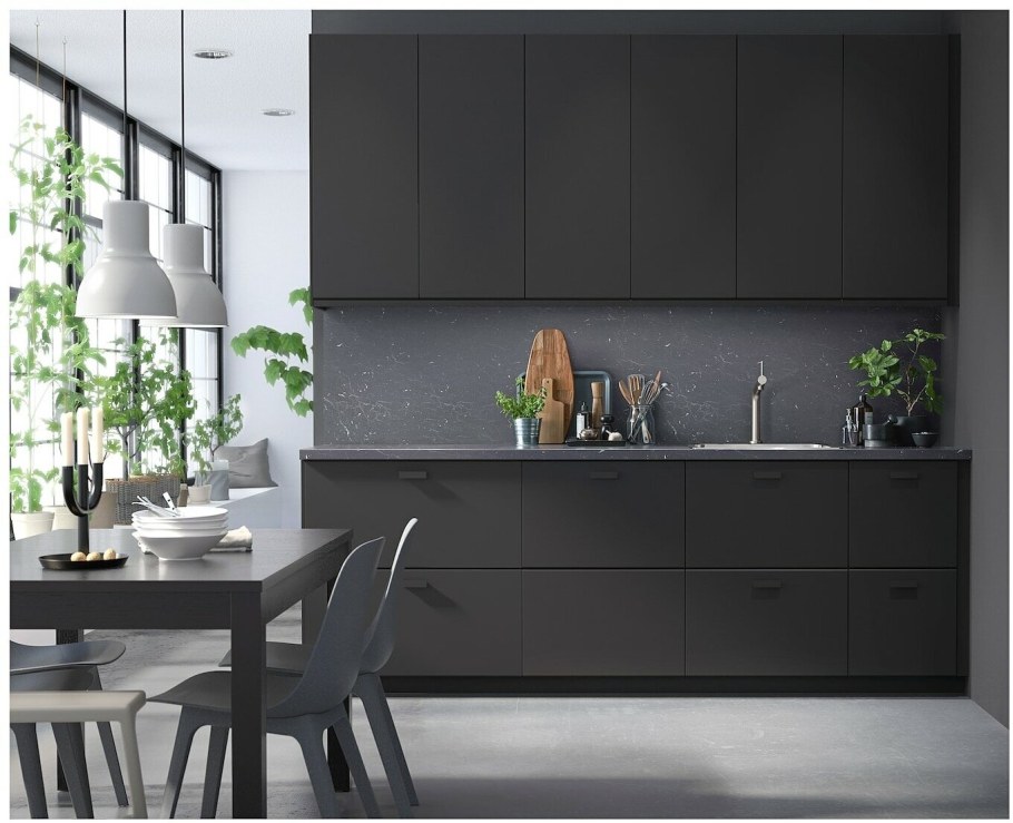 Фасад икеа Воксторп серый матовый