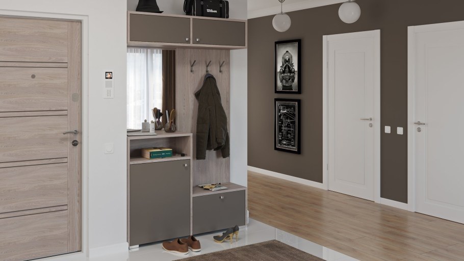 Прихожая цвет ясень Анкор