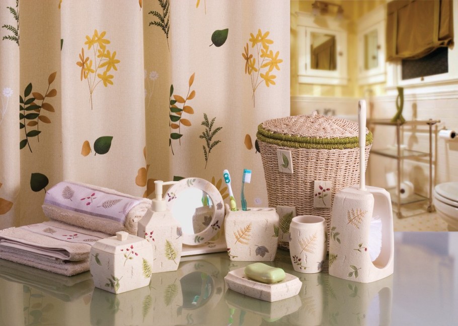 Предметы интерьера для ванной комнаты