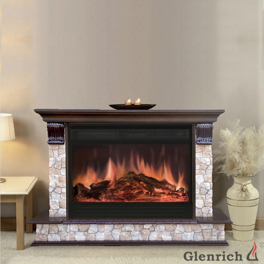 Электрокамин панорама Алтай 28 Glenrich