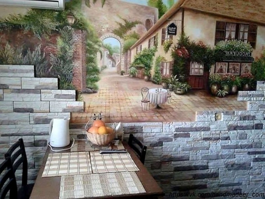 Фрески в интерьере