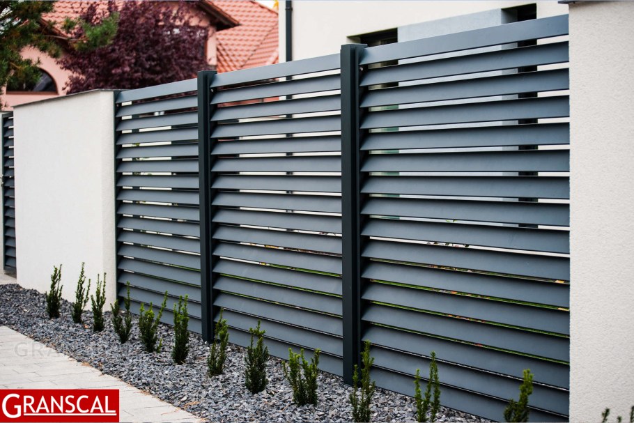 Забор жалюзи 7016 Grand line