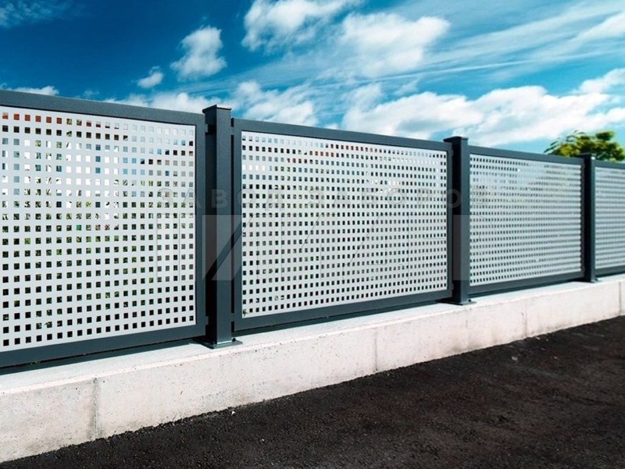 Перфорированные заборы