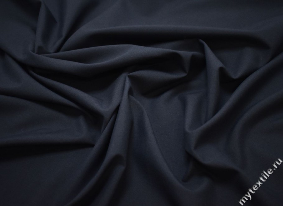 Черная шерсть ткань