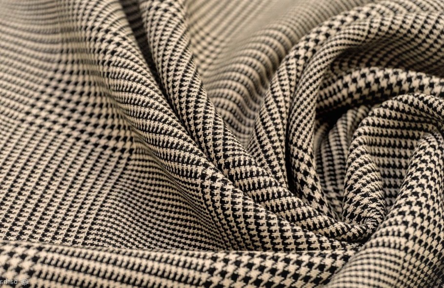 Костюмная смесовая ткань