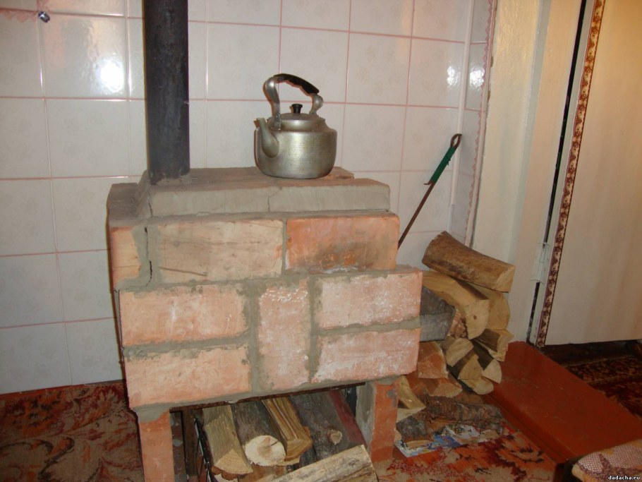 Кирпичная печь плюс буржуйка