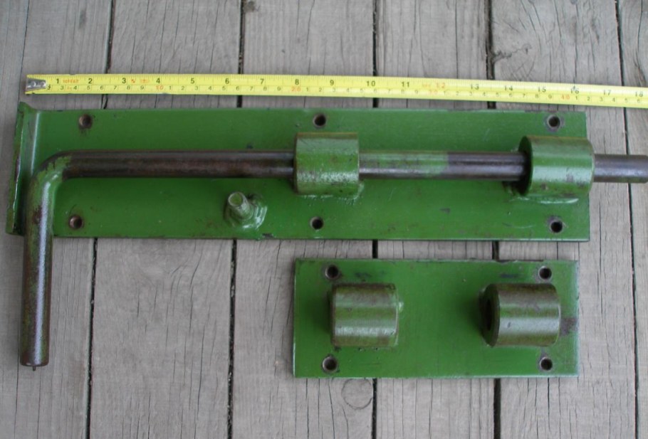 Засов гаражный ЗЩ 065 цинк