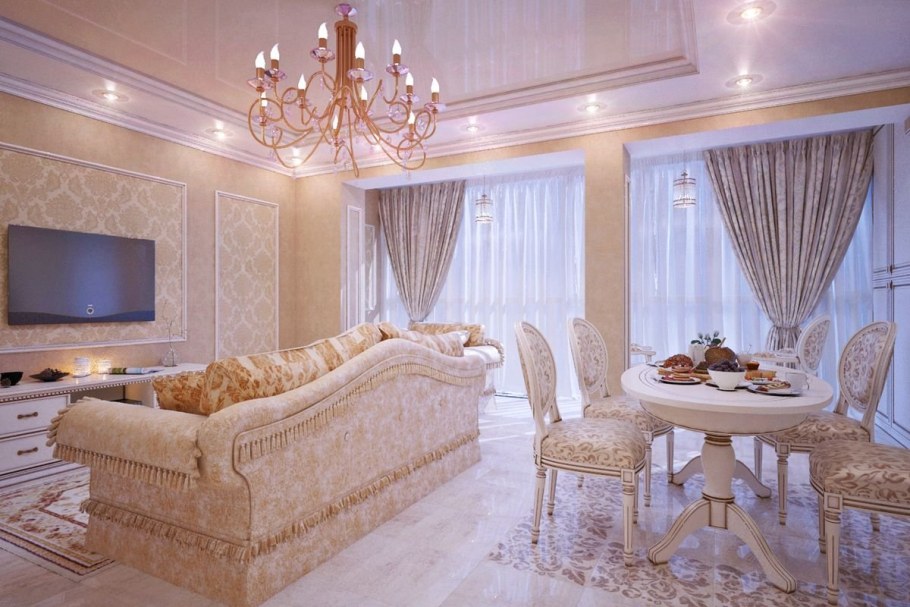 Классический интерьер квартиры
