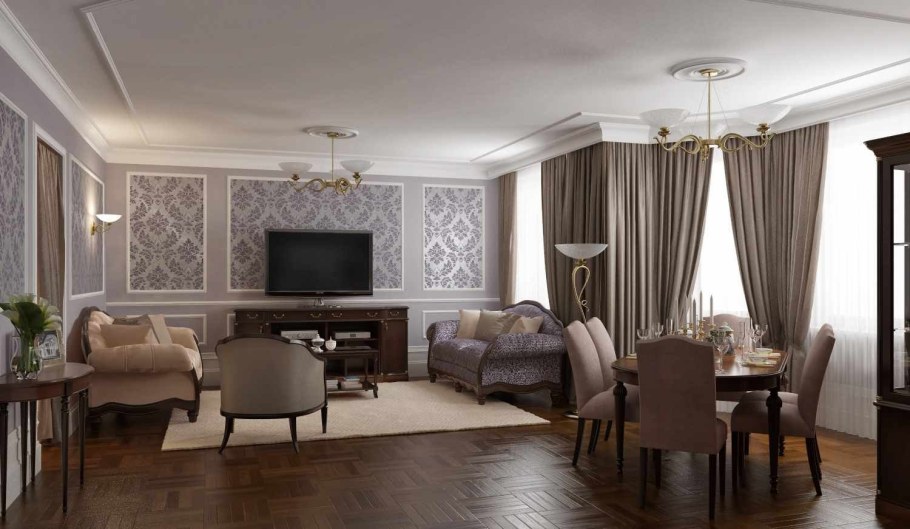 Классический стиль в интерьере квартиры