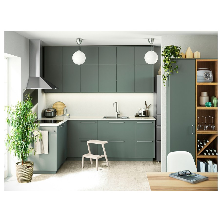 Зеленая кухня ikea