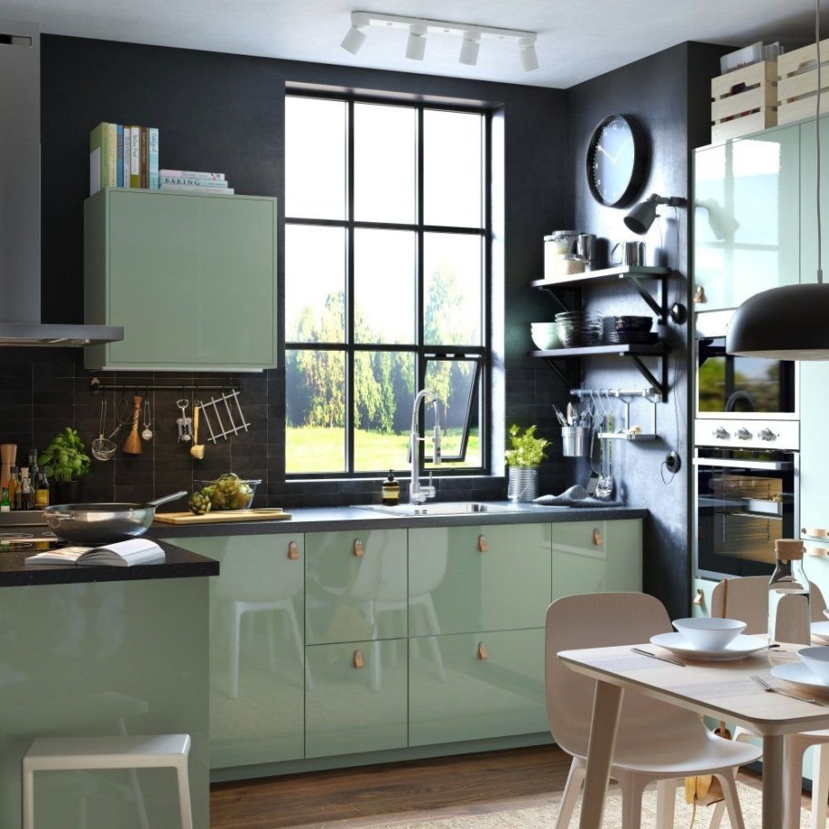 Кухня Калларп икеа в интерьере