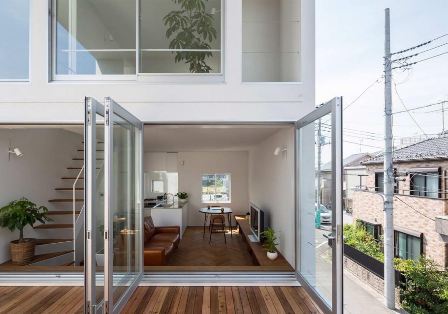 Маленькие двухэтажные дома в Японии интерьер