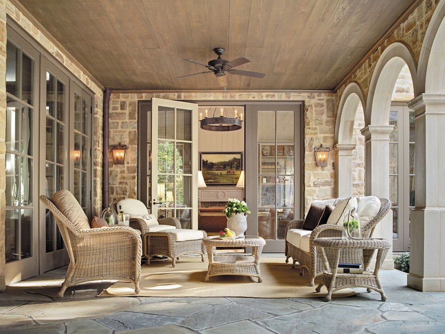 Веранда в колониальном стиле